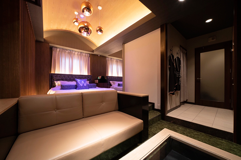 レズ風俗ホテル客室画像 デザインホテルWジップクラブ
